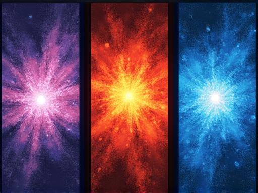 異なる量子アートのスタイル