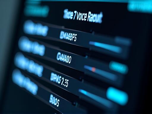 異なる言語と感情を表す音声UI